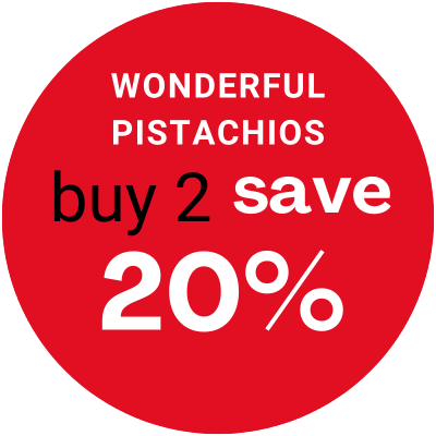 Wonderful Pistachios Roasted No Salt Pistachios 300g