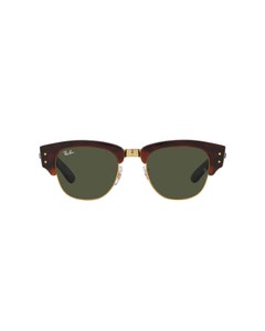 Ray-Ban Mega Clubmaster Mock Tortoise On Arista / Green ORB0316S Sunglasses